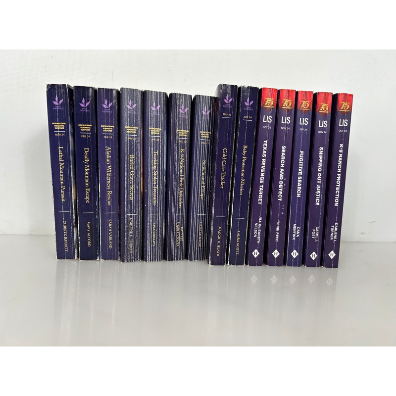 Lot of 14 Love Inspired (K-9 COMPANIONS) Larger Print 2023-24 SC