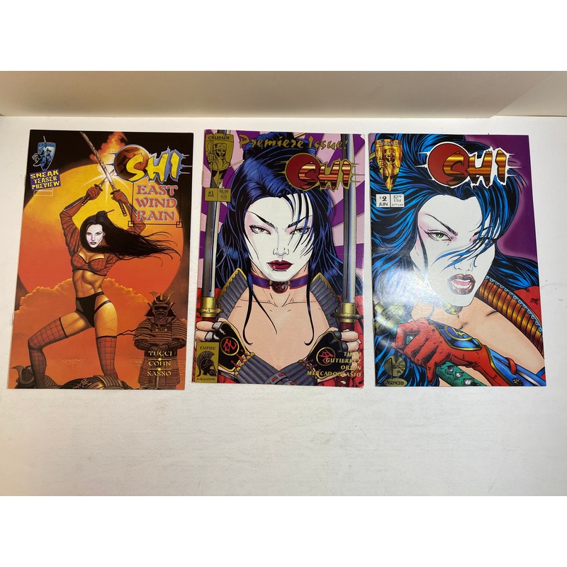 Lot of 3 Shi Crusade Comics 1994