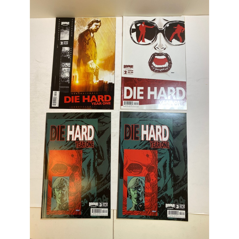 Lot of 4 Die Hard Year 1 Comics Boom Studios 2009