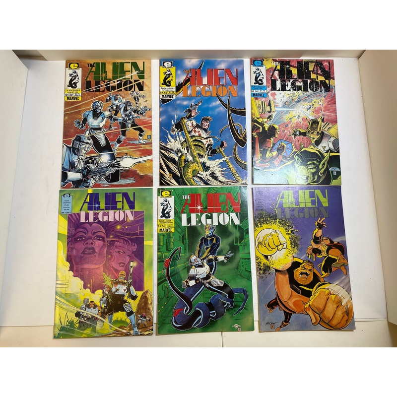 Lot of 6 Alien Legion Epic Comics 1984-1989