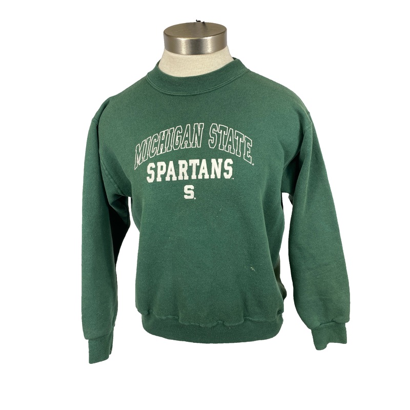 Michigan State University Green Crewneck Sweatshirt Kids Size L (14-16)
