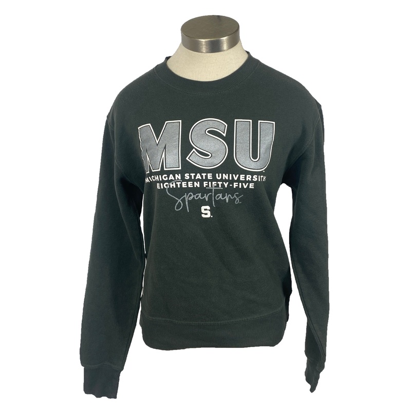 Michigan State University Green Crewneck Sweatshirt Women’s Size Small