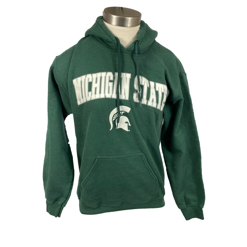 Michigan State University Green Hoodie Unisex Size S