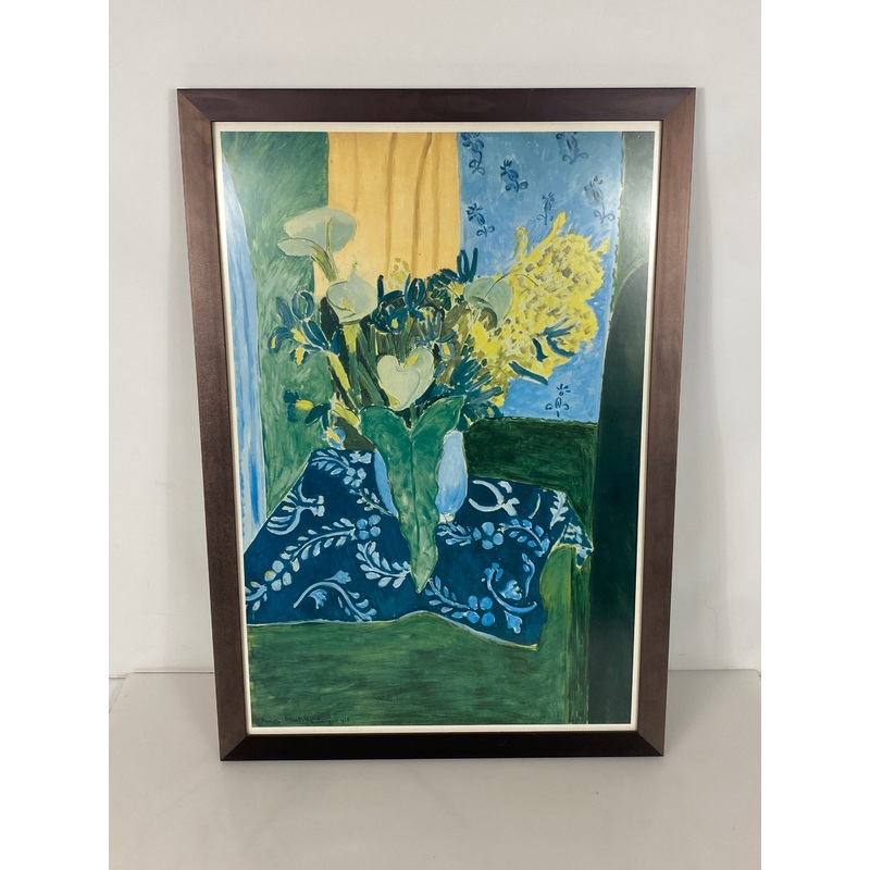 Wildflower Pot Painting in Nielsen Black Frame