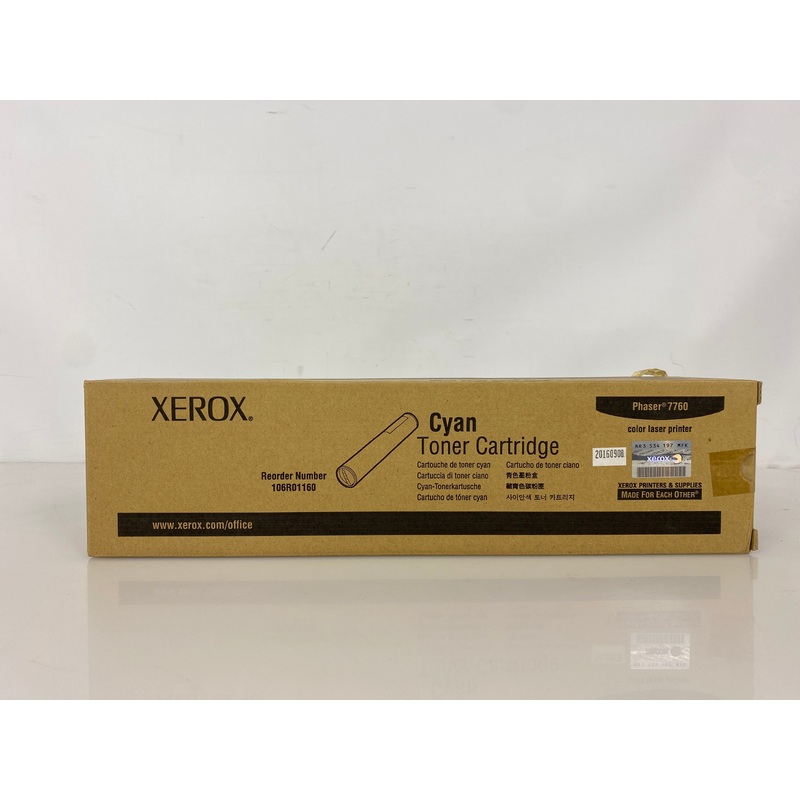 Xerox 106R01160 Cyan Toner Cartridge Phaser 7760