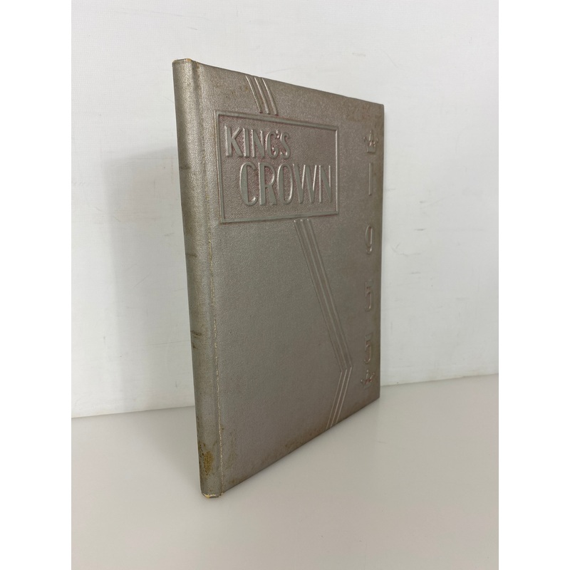 1955 Rufus King High School King’s Crown Yearbook Milwaukee WI HC