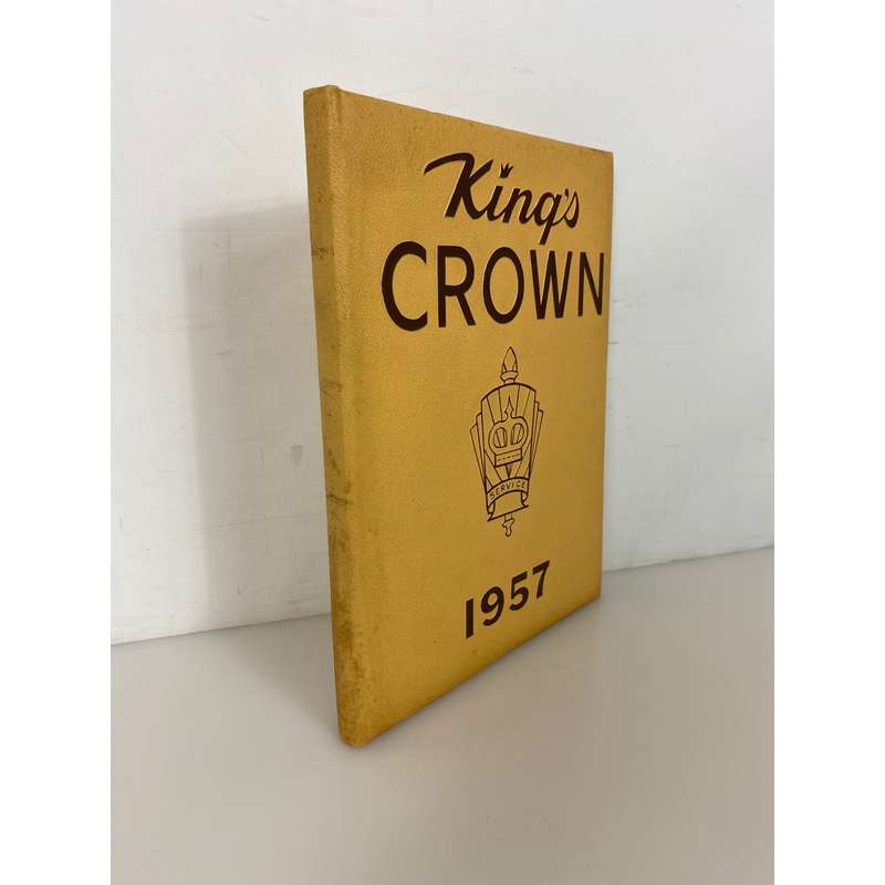 1957 Rufus King High School King’s Crown Yearbook Milwaukee WI HC