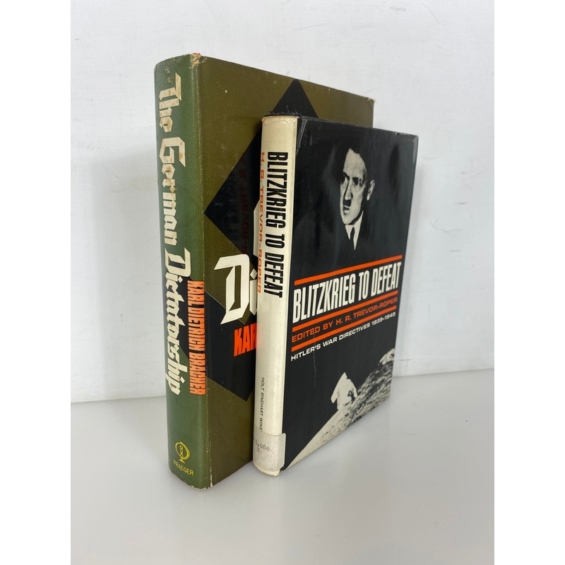 2 Vols: Blitzkrieg to Defeat (Ex-Library)/The German Dictatorship 1965-70 HCDJ