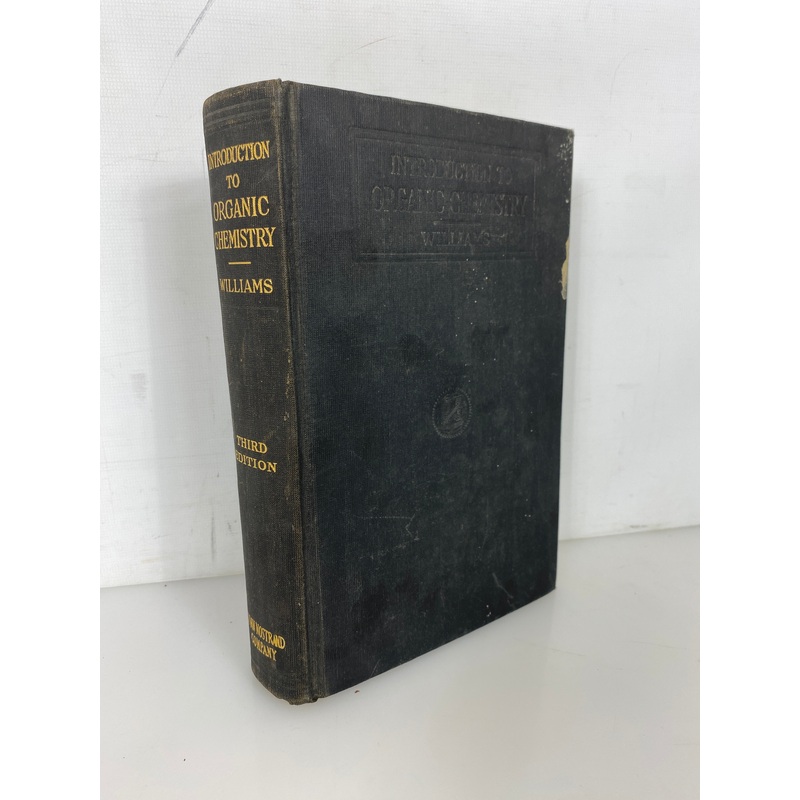 An Introduction to Organic Chemistry by Roger Williams 1935 Vintage HC