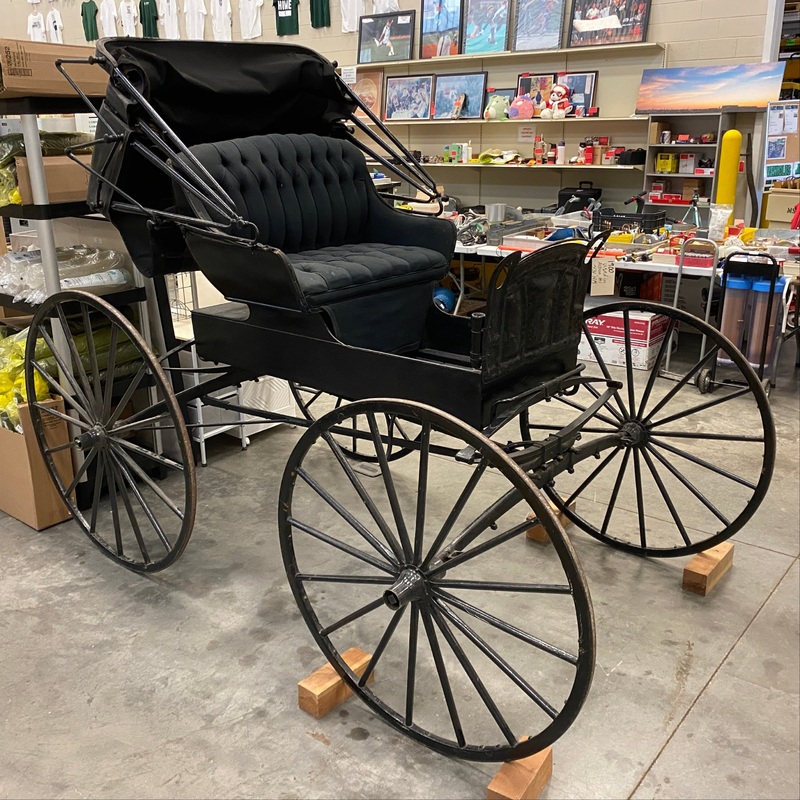 Antique Horse Drawn Metal Carriage