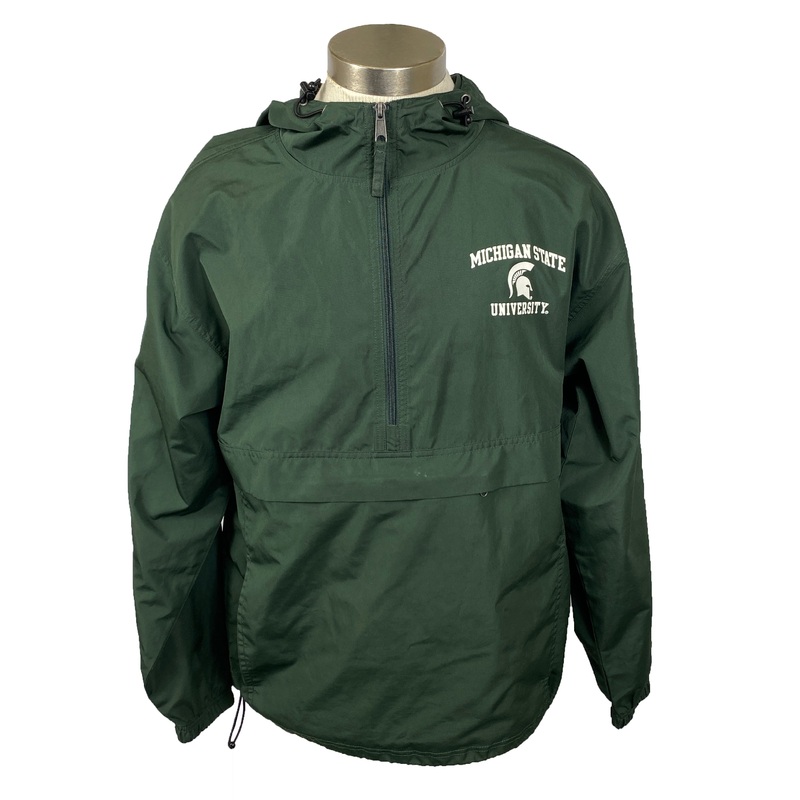 Champion Michigan State University Green Windbreaker Unisex Size M