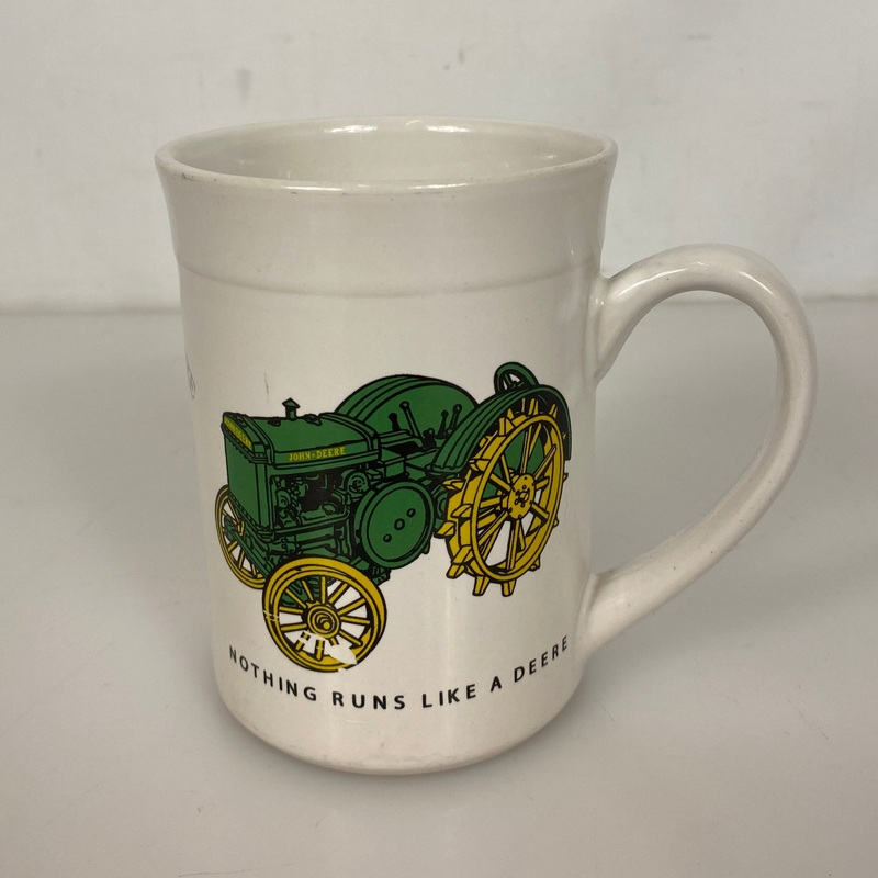 Gibson John Deere White Coffee Mug
