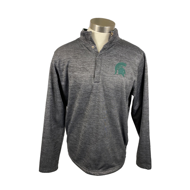 Gray Michigan State Pullover Sweatshirt Men’s Size L