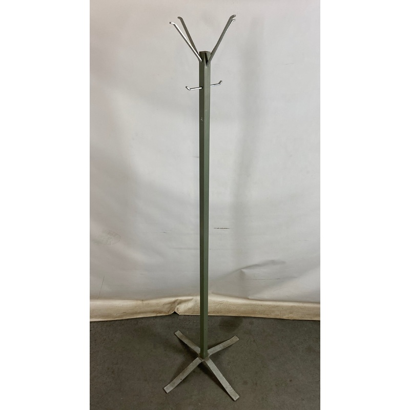 Green Metal Coat Hanger with 6 Hooks