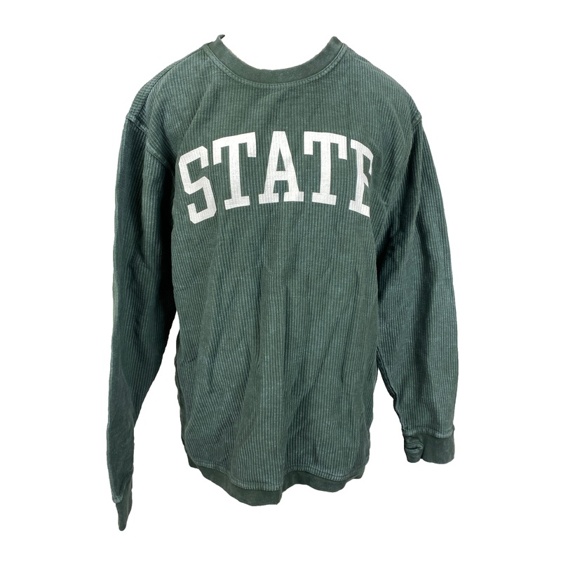 Green Michigan State Long Sleeve T-Shirt Women’s Size M