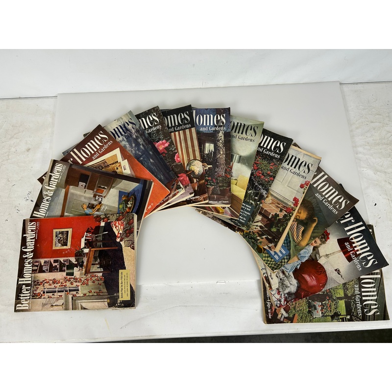 Lot of 13 Better Homes Magazines 1945-1947