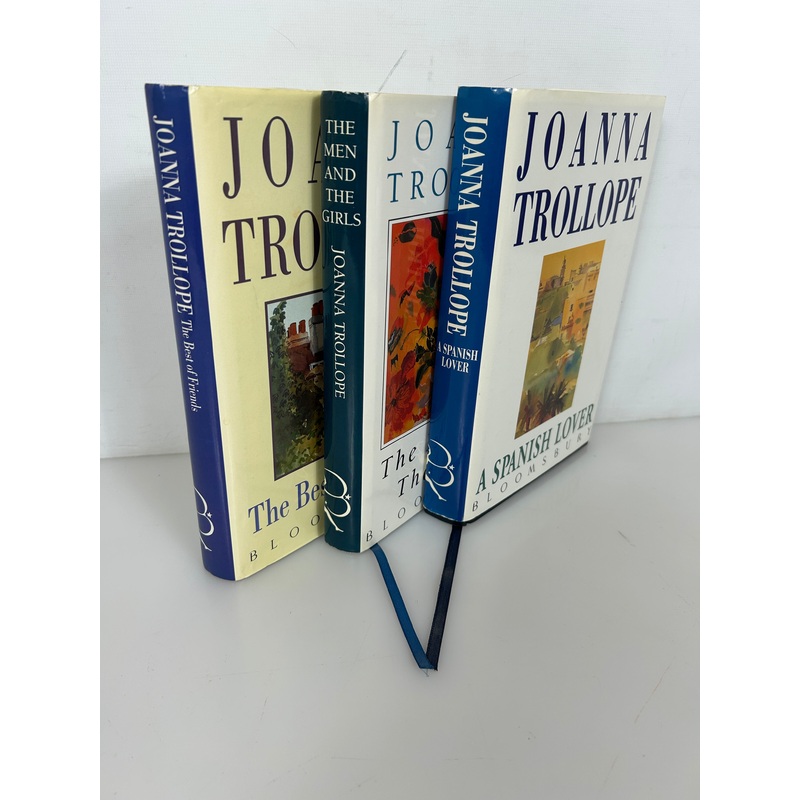 Lot of 3 Joanna Trollope UK Ed Spanish Lover/Men & Girls/Best of Friends HCDJ