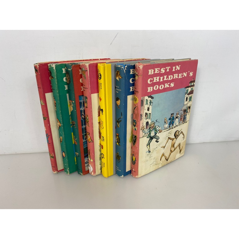 Lot of 7 Vintage Best in Children’s Books 1957-63 HC DJ