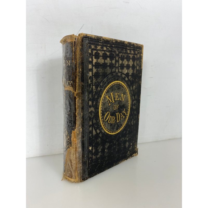 Men of Our Day or Biographical Sketches Brockett 1868 Antique HC