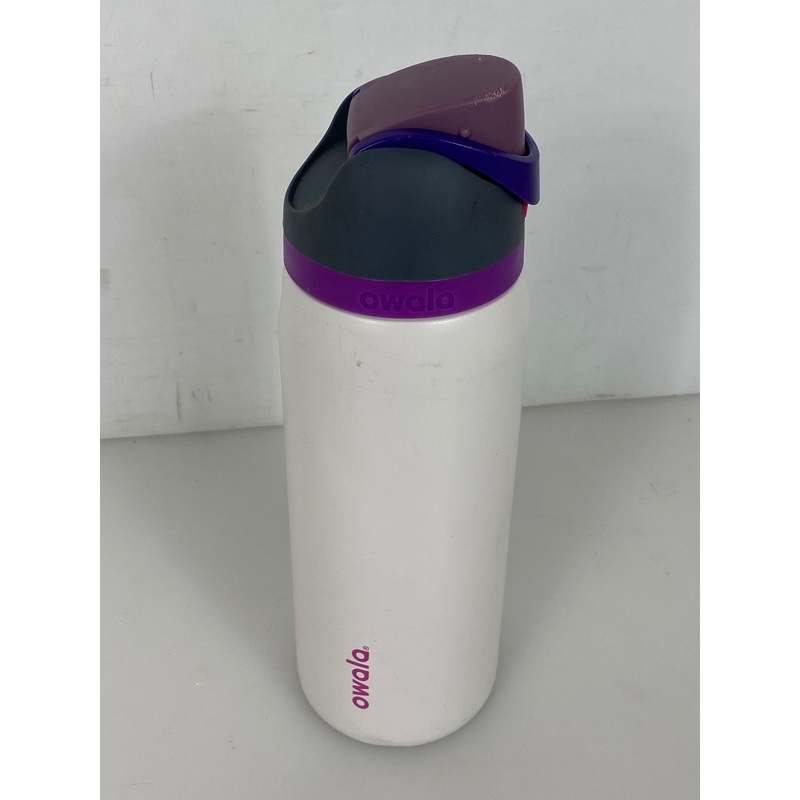 Owala 32 Oz White, Purple, and Grey Water Bottle