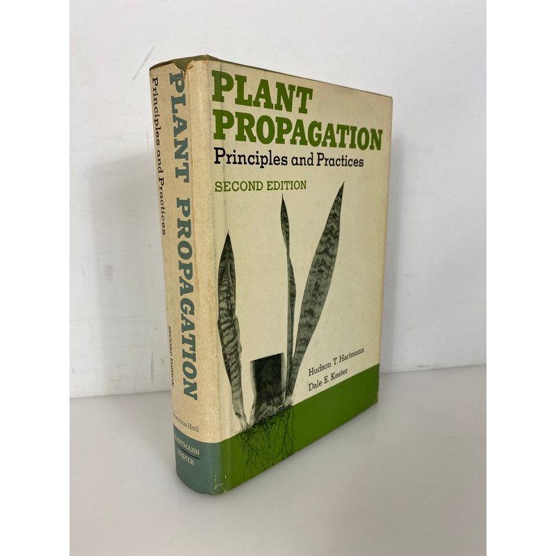 Plant Propagation Principles & Practices by Hartmann/Kester 1968 HC DJ