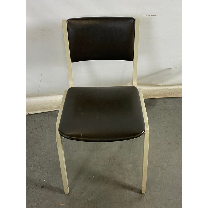 Steelcase #1279 White Metal Frame Chair