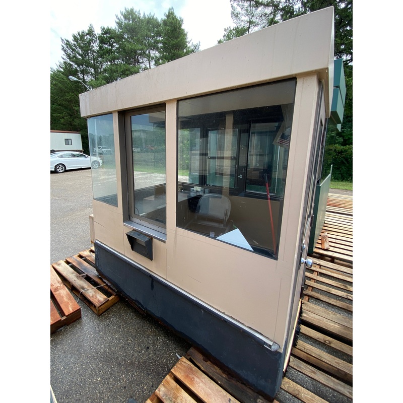 Tan Colored Ticket Booth #1