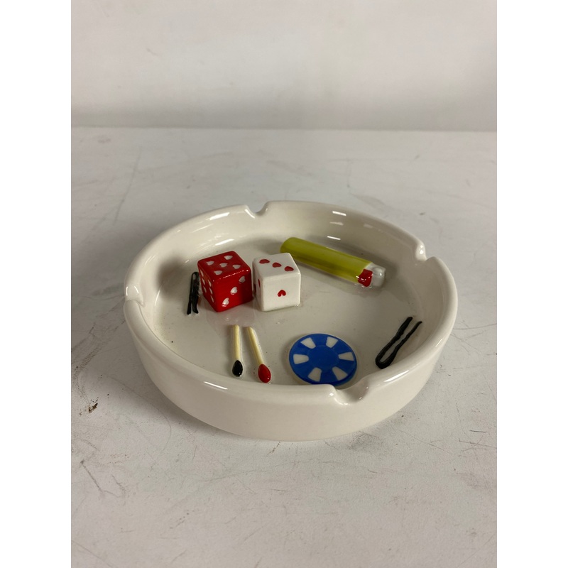 Urban Outfitters Vices Patterned Ceramic Ashtray