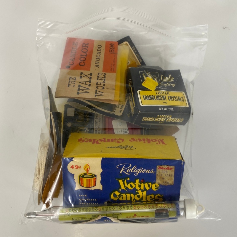 Vintage Yaley Wax and Candle Making Set of 12