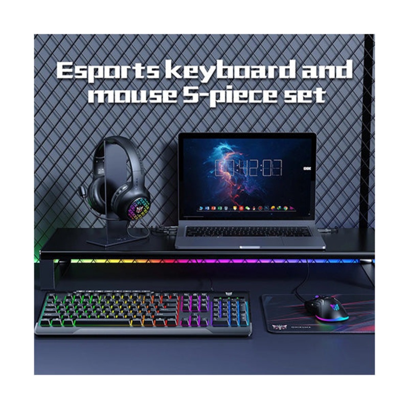 Onikuma TZ5006 5 in 1 Combo Gaming Set