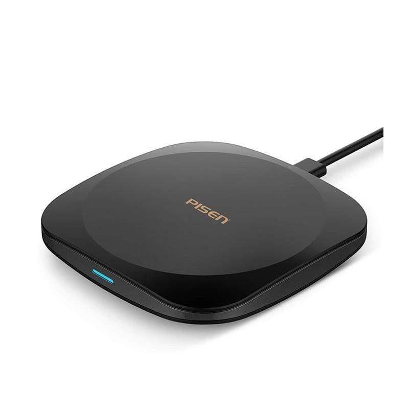 PISEN 10W Wireless Charger, QI Fast Wireless Charging Pad Compatible with Android & IOS
