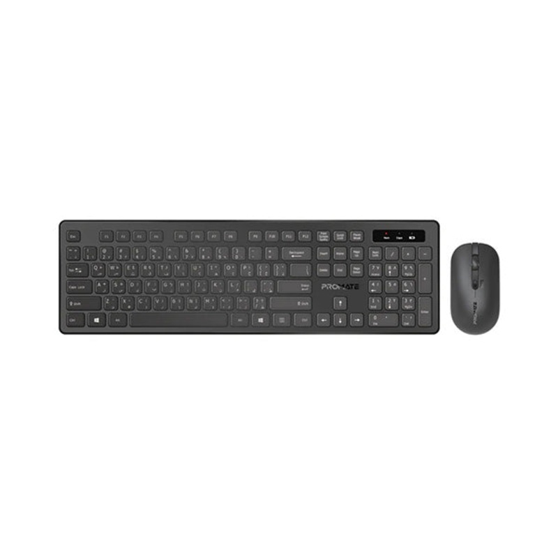 Promate, PROCOMBO-13, Wireless Keyboard and Mouse Combo