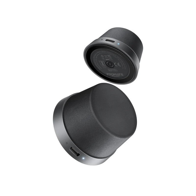 Promate, Punch, High-Fidelity Mini Bluetooth Speaker with MagSafe Compatible Base