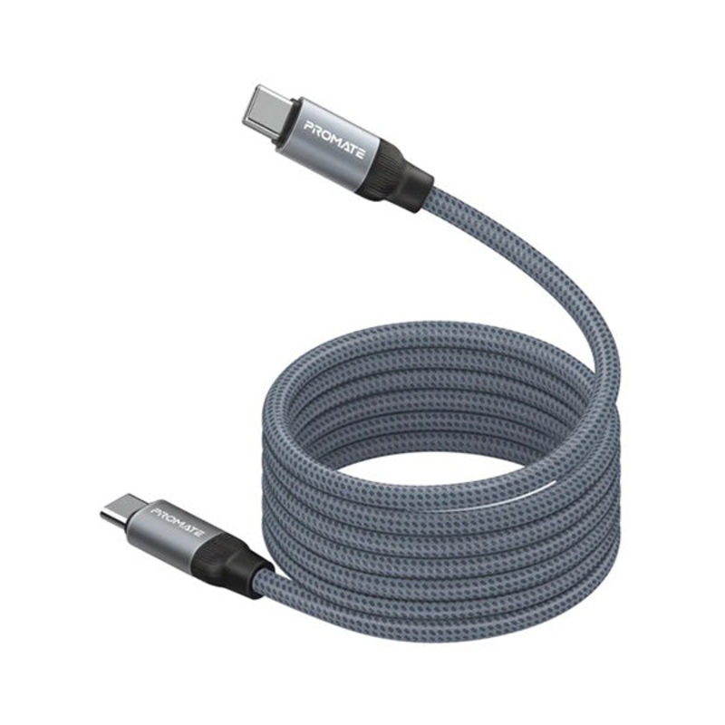 Promate, Springy, 60W Power Delivery Self-Organizing Magnetic USB-C Cable