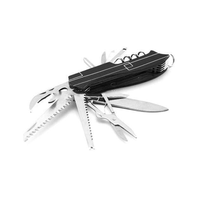 15 In 1 Stainless Steel Survival Portable Folding Pocket Knife