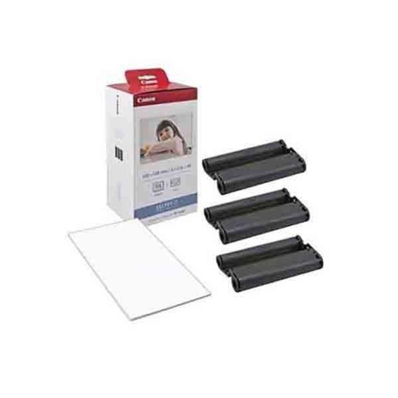Canon KP-108IN-KP108 Color Ink Paper Includes 108 Ink Paper Sheets+Ink Toners for Canon Selphy CP1500, CP1300, CP1000