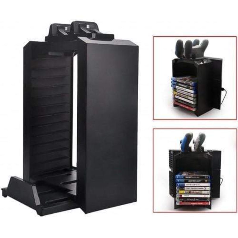 DOBE, PS4 Multifunctional Storage Stand kit, PS4-PS4 PRO-PS4 SLIM-X ONE S