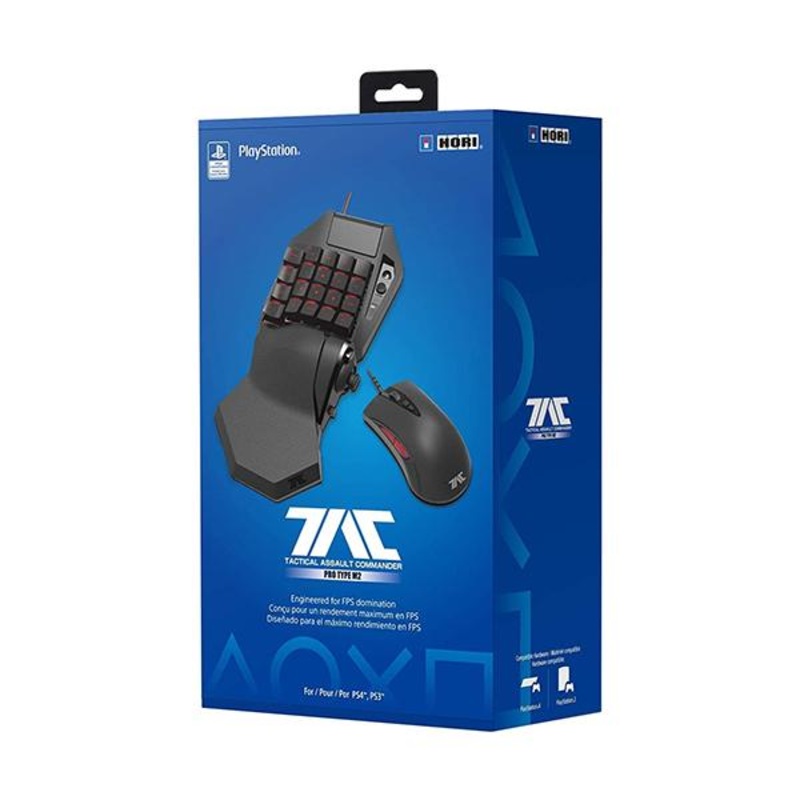 HORI PlayStation 4 TAC Pro Type M2 Programmable KeyPad and Mouse Controller for FPS Games Officially Licensed by Sony – PlayStation 4