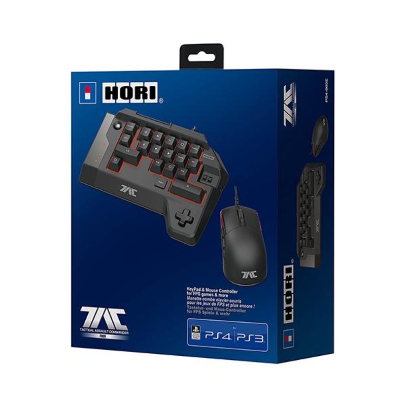 HORI Tactical Assault Commander (TAC:Four) KeyPad and Mouse Controller (PS4/PS3/PC)