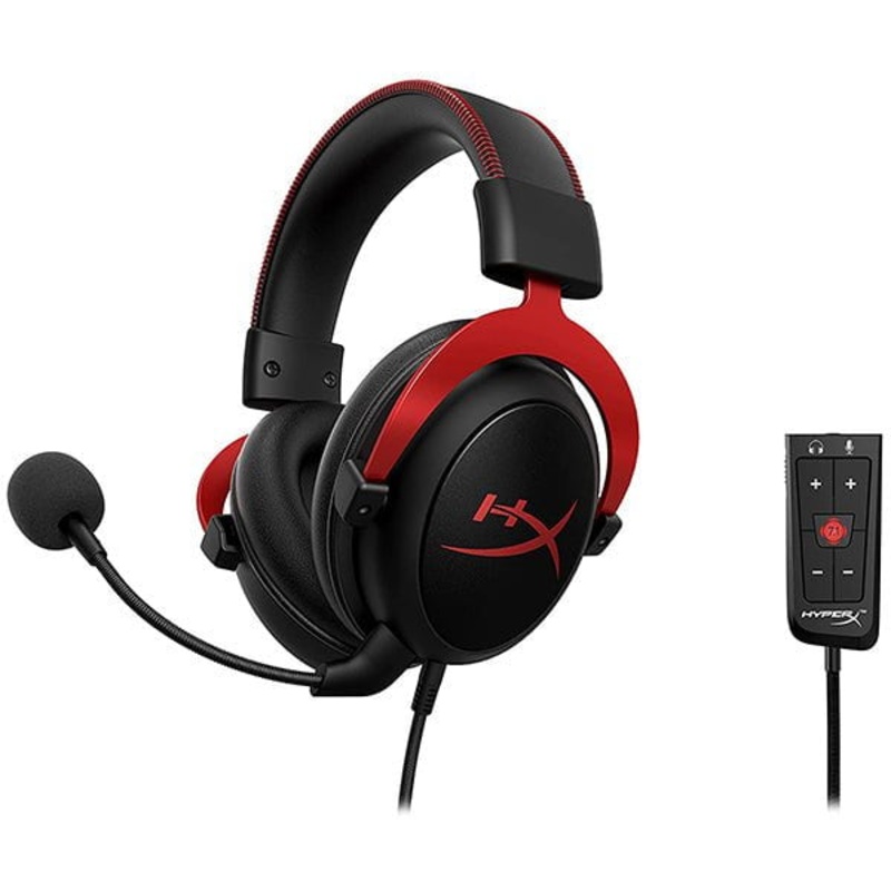 HyperX Cloud II Gaming Headset-7.1 Surround Sound-Multi Platform Headset – Works with PC, PS4, PS4 PRO, Xbox One, Xbox One S – HS-HX-CL2PRO-GMTL