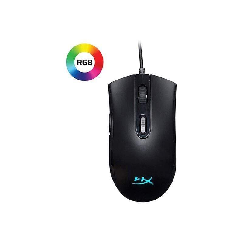 HyperX Pulsefire Core – RGB Gaming Mouse, Software Controlled RGB Light Effects & Macro Customization, Pixart 3327 Sensor up to 6,200DPI, 7 Programmable Buttons, Mouse Weight 87g – HX-MC004B