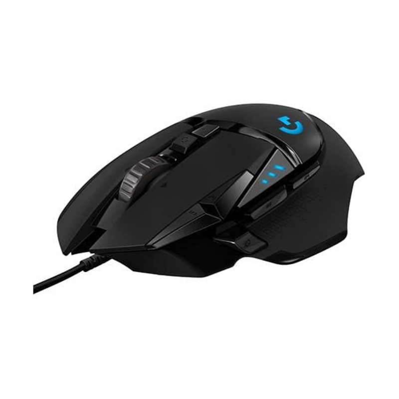 Logitech G502 Hero High Performance Wired Gaming Mouse Hero 16K Sensor 16000 DPI RGB Adjustable Weights 11 Programmable Buttons On-Board Memory PC/Mac
