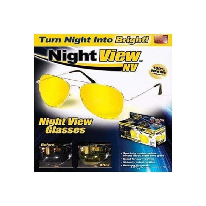 Night View Glasses – Yellow Turn Night Into bright