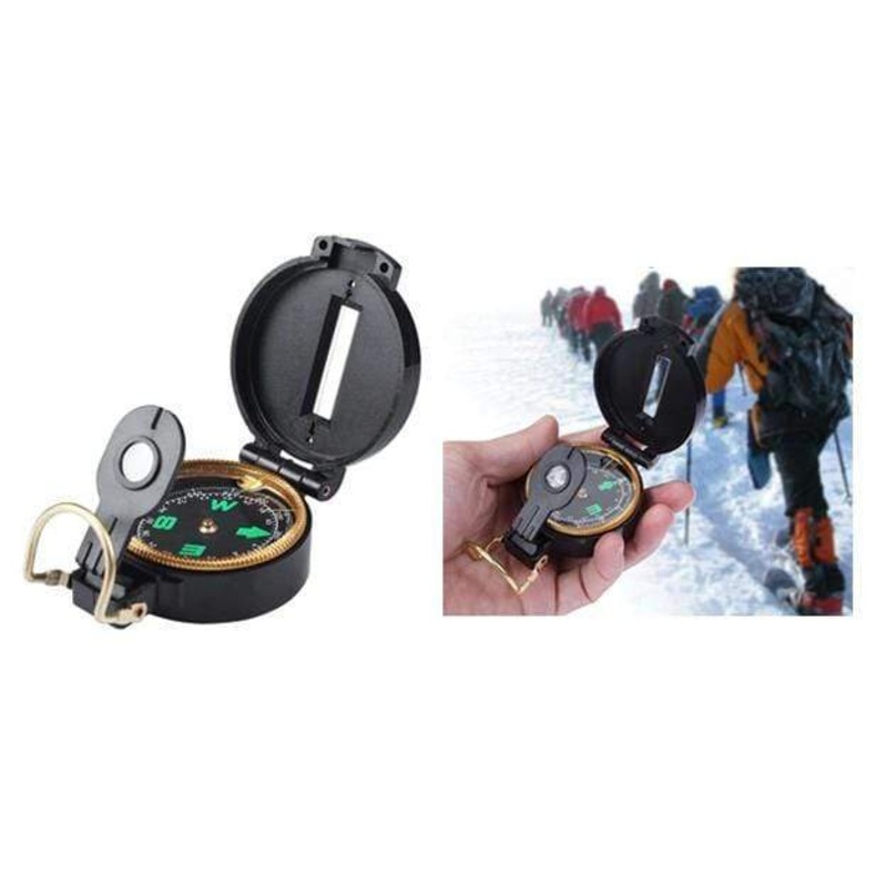 Portable Plastic American Outdoor Camping Compass Tool
