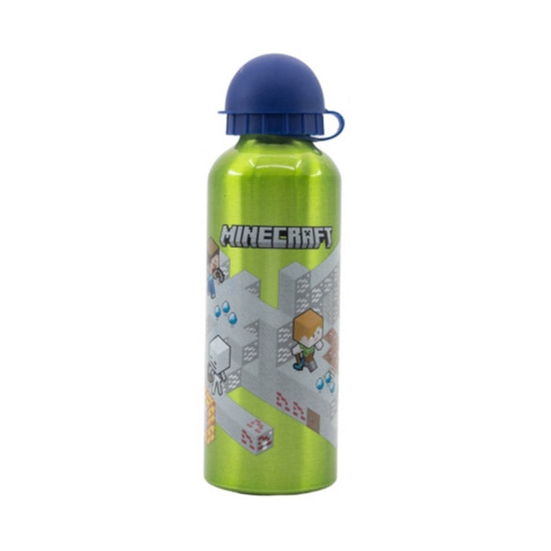 Disney Stor High Aluminium Bottle 530ml Minecraft Isometric – 40460