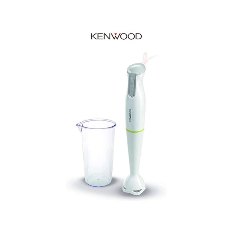 Kenwood Hand Blender, 600W, 0.6L, Removable Wand, One Speed Plus Turbo Function, Graduated Beaker, HBP02.001WH