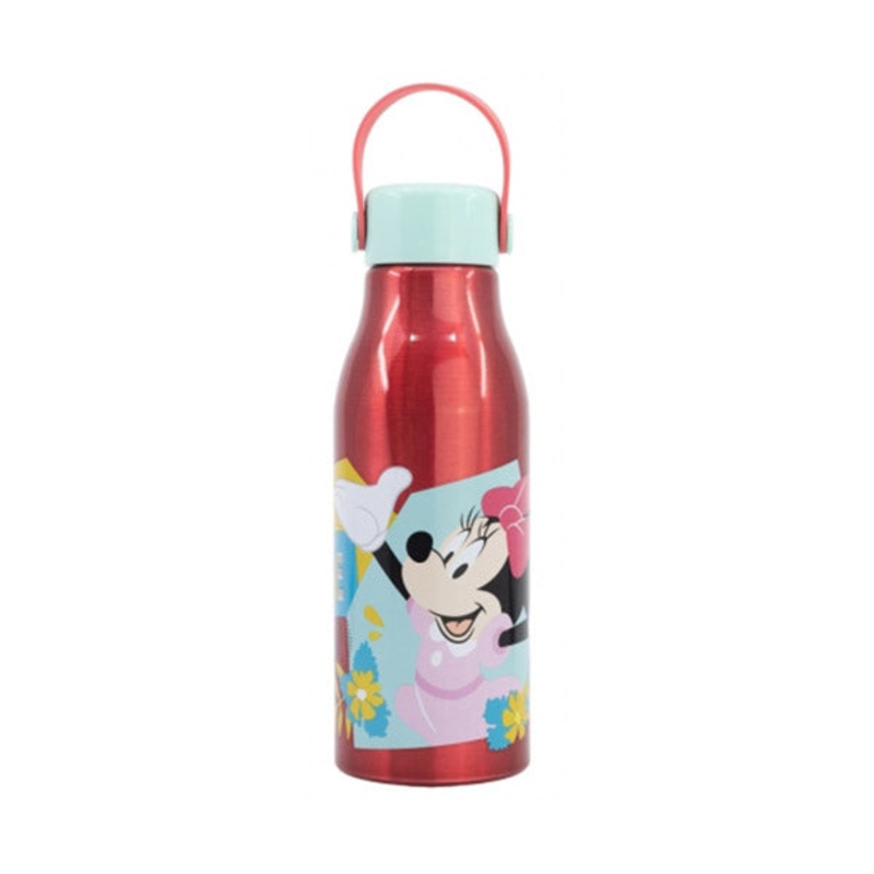 Stor Flexi Handle Aluminium Bottle 760ml Minnie Mouse Being More Minnie – 74461