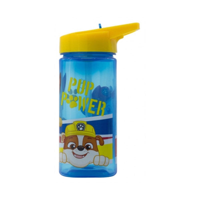Stor Square Water Bottle 510ml Paw Patrol Pup Power – 74614