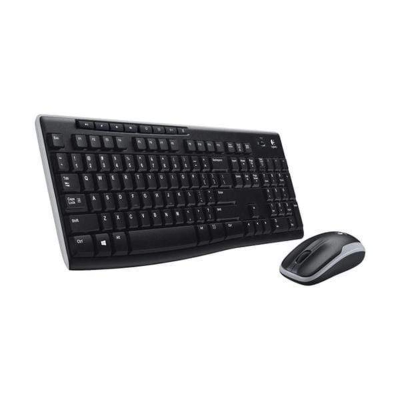 Logitech MK270 Wireless Keyboard and Mouse Combo-Keyboard & Mouse Included, 2.4GHz Dropout-Free Connection, Long Battery Life – 920-004519