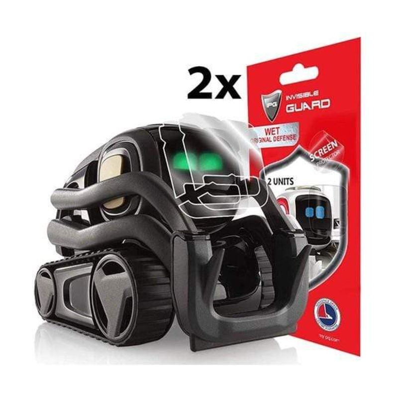 Vector Robot Face Screen Excellent Protector (2X) from Unexpected Attacks of Kids and Pets. Best Protection Against Scratches